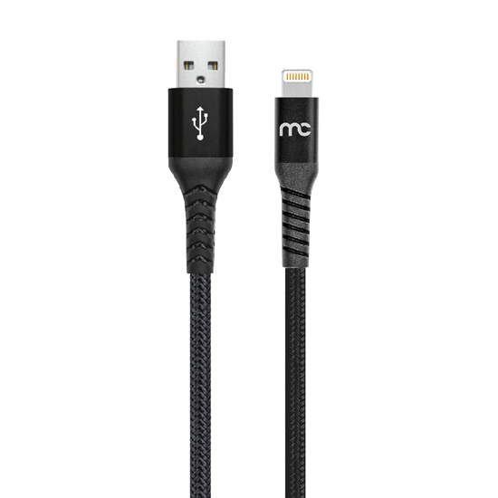 MYCANDY USB A TO MFI LIGHTNING CHARGE AND SYNC C48 CABLE 1.2M BLACK