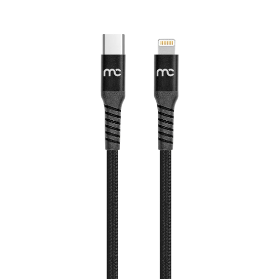 MYCANDY TYPE C TO MFI LIGHTNING CHARGE AND  SYNC C94 CABLE 1.2M BLACK